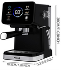 Machine expresso semi-automatique 1,5 L et mousseur – CLEVI Paris