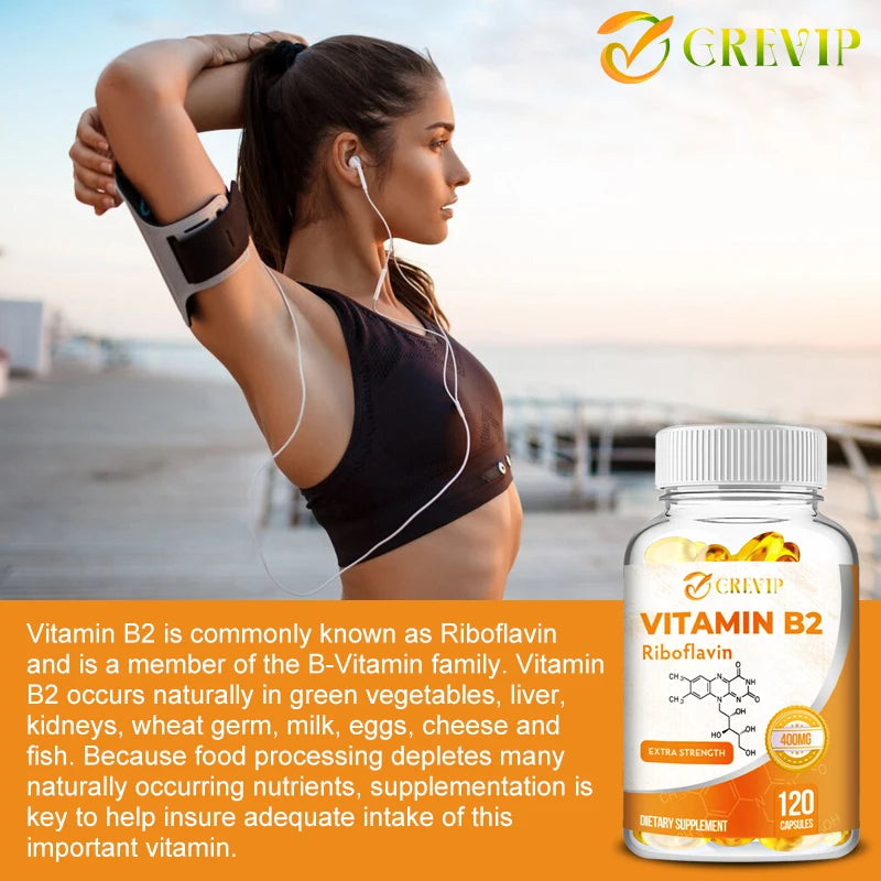 Vitamine B2 riboflavine en gélules – CLEVI Paris