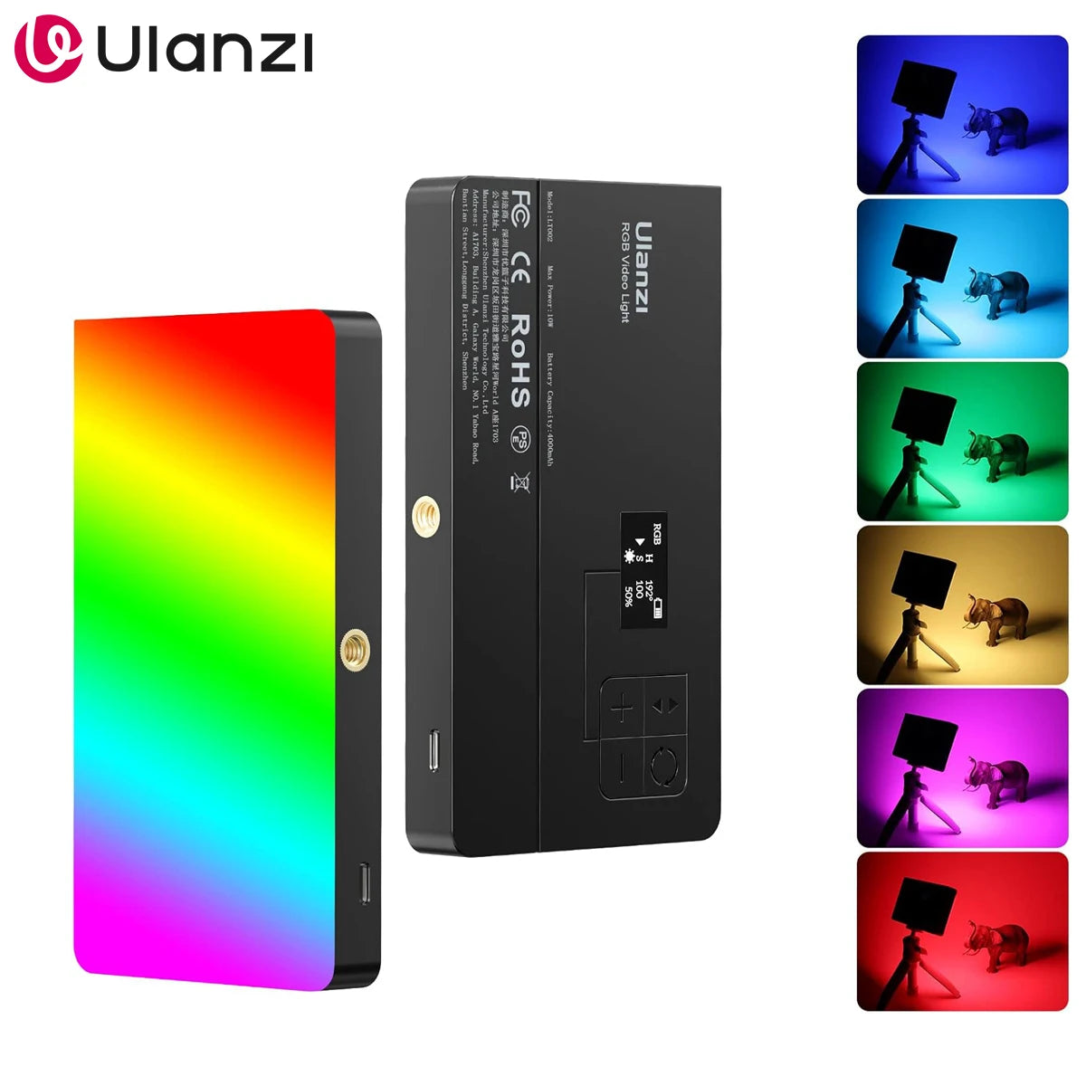 Panneau LED RGB Ulanzi LT002 10 W – CLEVI Paris