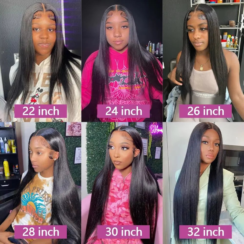 Extensions Cheveux Humains Lisses Remy Hair 100% Naturel Noir Mèches Brésiliennes 10"-32" – CLEVI Paris