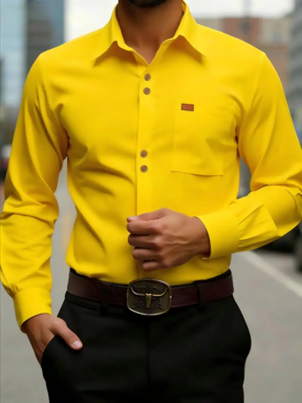 Chemise homme formelle en soie – CLEVI Paris