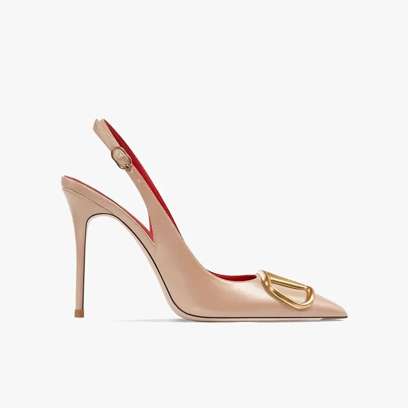 Escarpins à bride arrière et talon fin – CLEVI Paris
