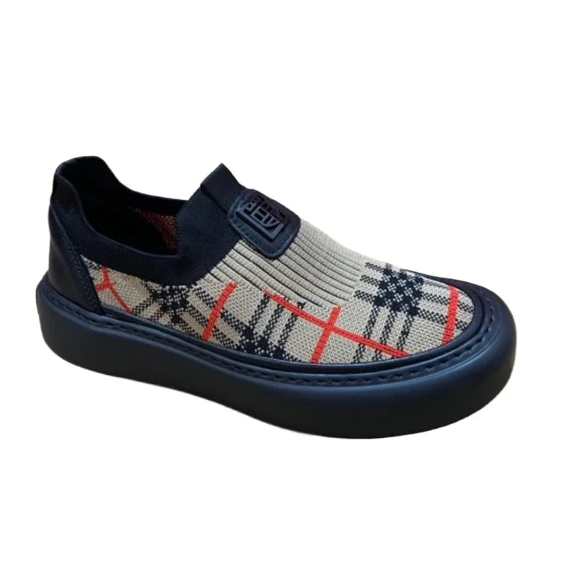 Mocassins homme en maille à enfiler – CLEVI Paris