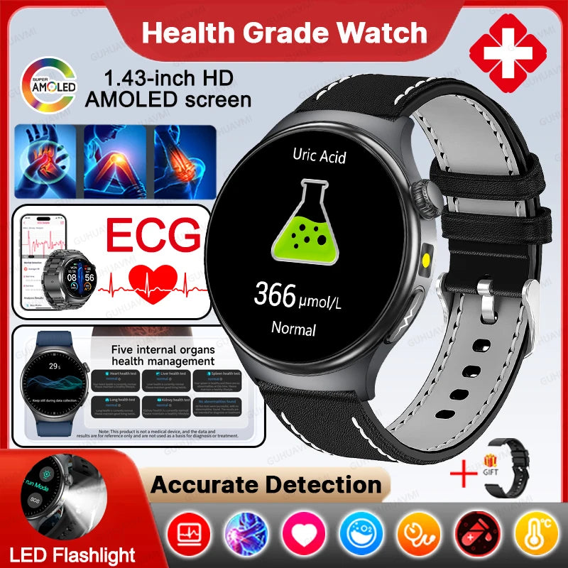 Montre connectée TK27 AMOLED 1,43″ – CLEVI Paris
