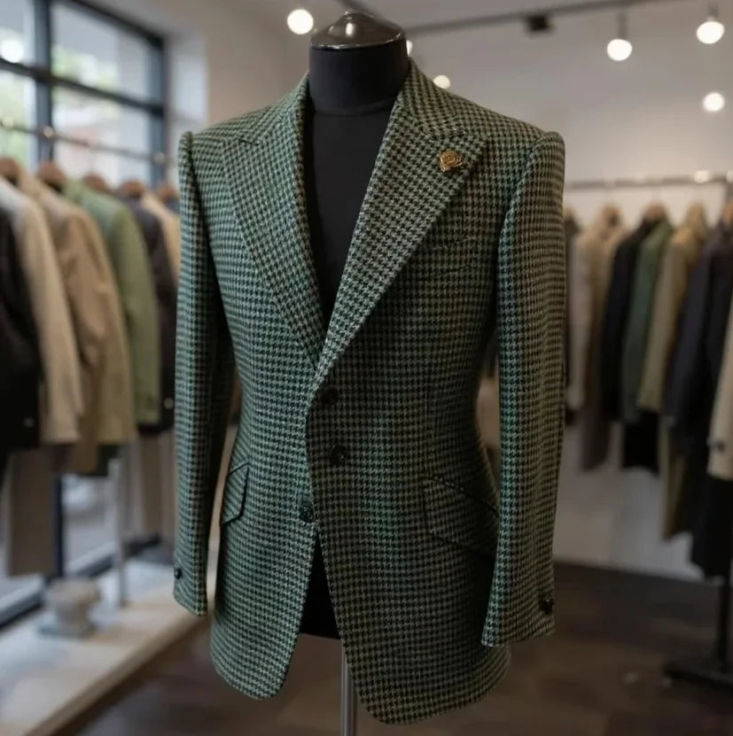 Blazer homme pied-de-poule – CLEVI Paris