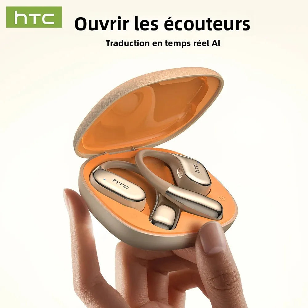 Écouteurs Open-Ear Traducteur IA HTC NE39 – CLEVI Paris
