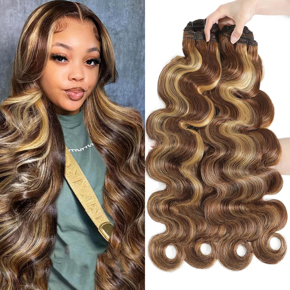 Bundles Body Wave ombré, cheveux humains – CLEVI Paris