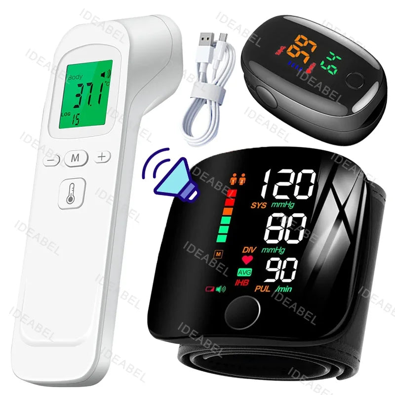 Tensiomètre Poignet LCD Vocal Rechargeable – CLEVI Paris