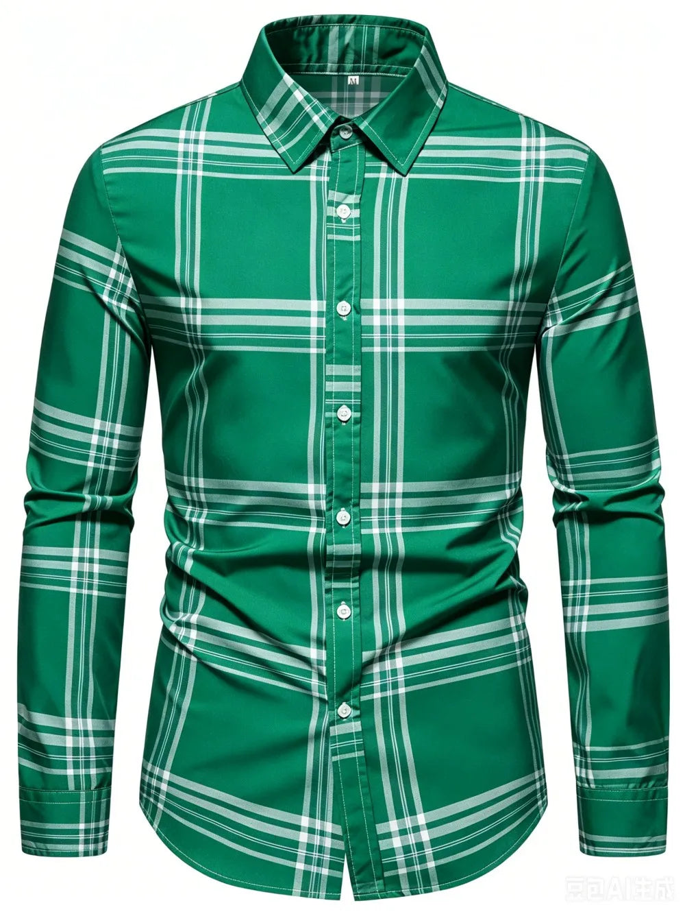Chemise Homme à Carreaux Imprimés – CLEVI Paris