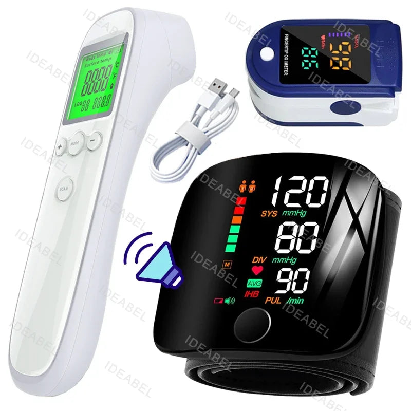Tensiomètre Poignet LCD Vocal Rechargeable – CLEVI Paris