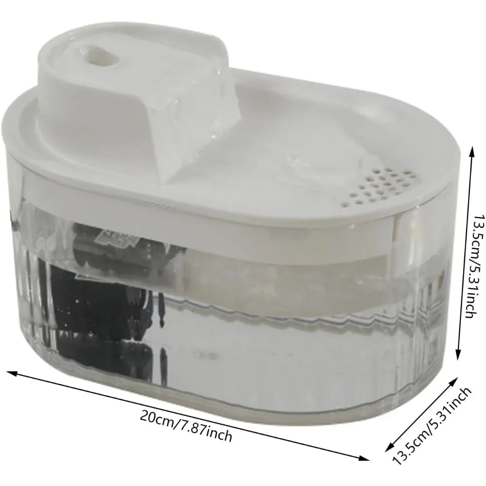 Distributeur d’eau pour chat blanc ou gris – CLEVI Paris