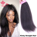 Mèches Brésiliennes Kinky Straight Virgin Hair 100% Humains | Yaki Straight | Lot 1, 3 ou 4 Mèches | 12-28 Pouces – CLEVI Paris