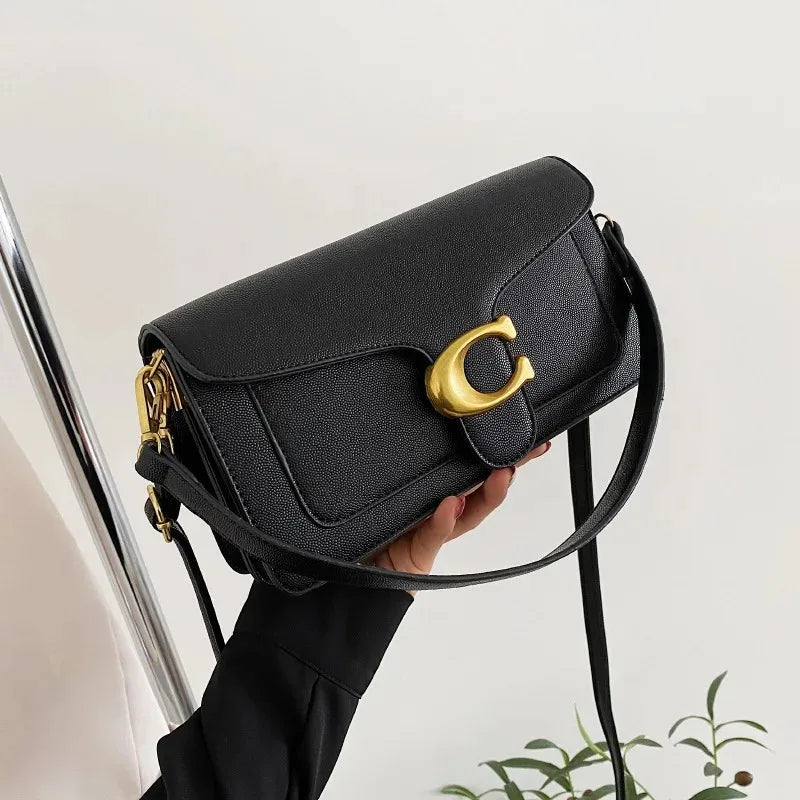 Mini Sac Carré Femme PU Double Sangle Bandoulière & Sous le Bras 4 Coloris – CLEVI Paris