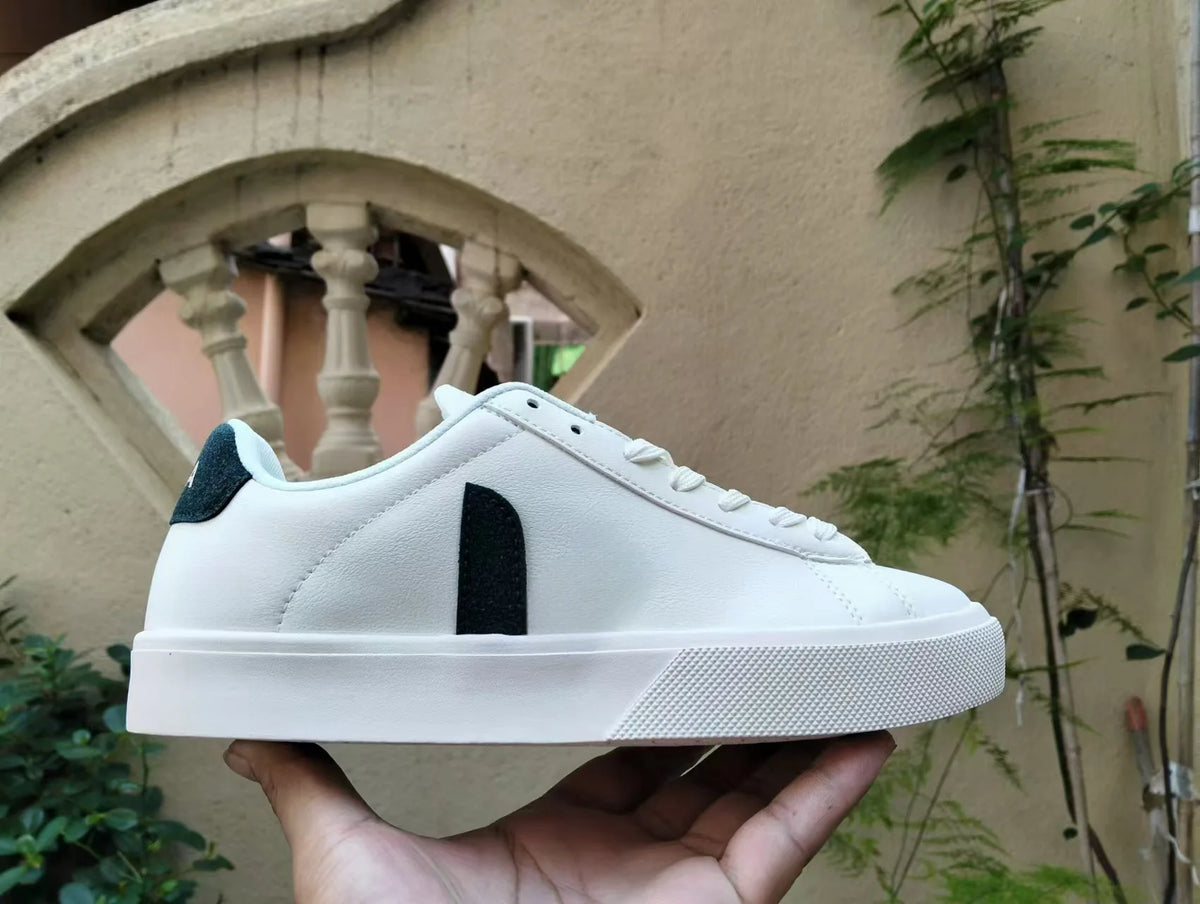 Sneakers unisexes à lacets en simili cuir – CLEVI Paris