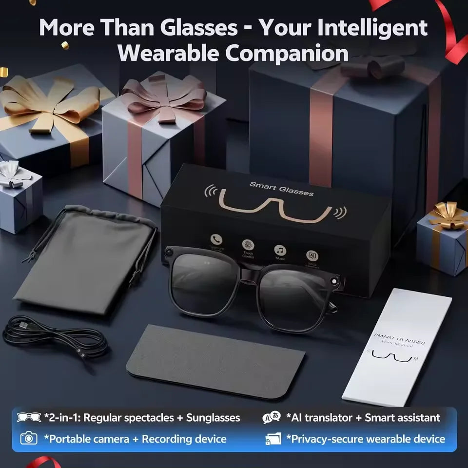 Lunettes connectées M02S caméra et audio – CLEVI Paris