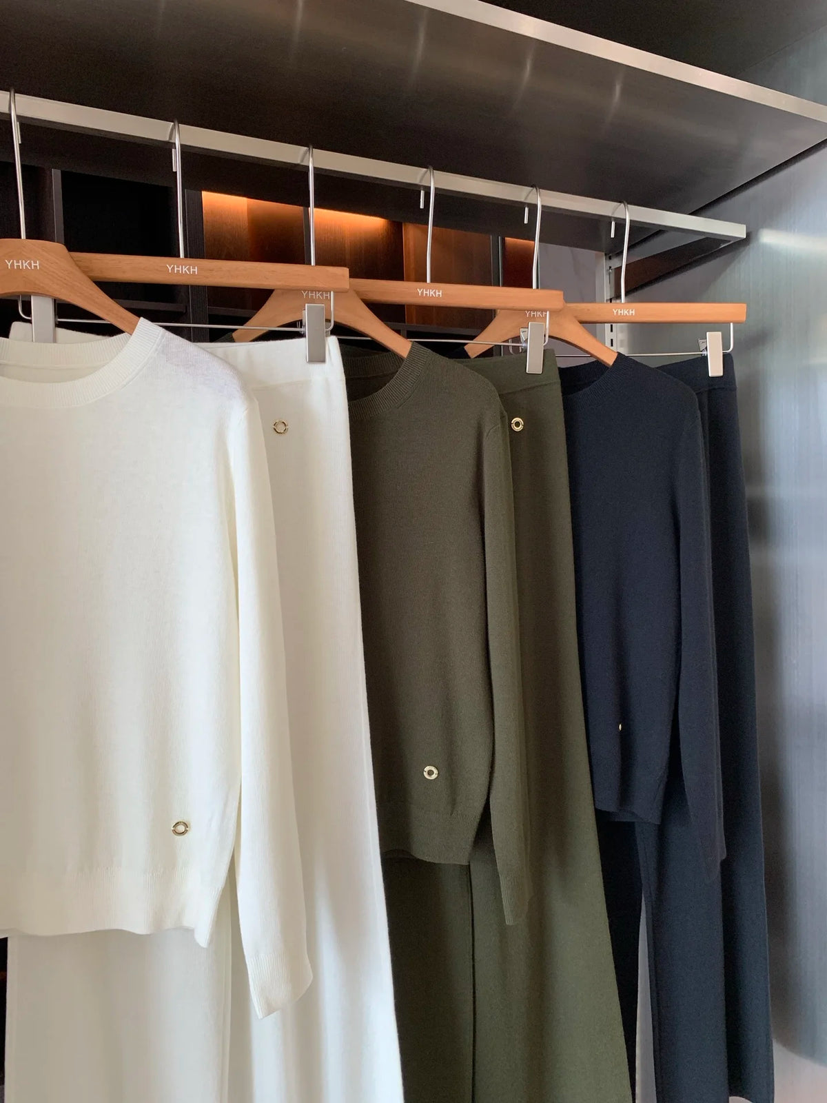 Ensemble pull et pantalon en laine femme – CLEVI Paris