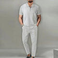 Ensemble homme polo zippé et pantalon – CLEVI Paris