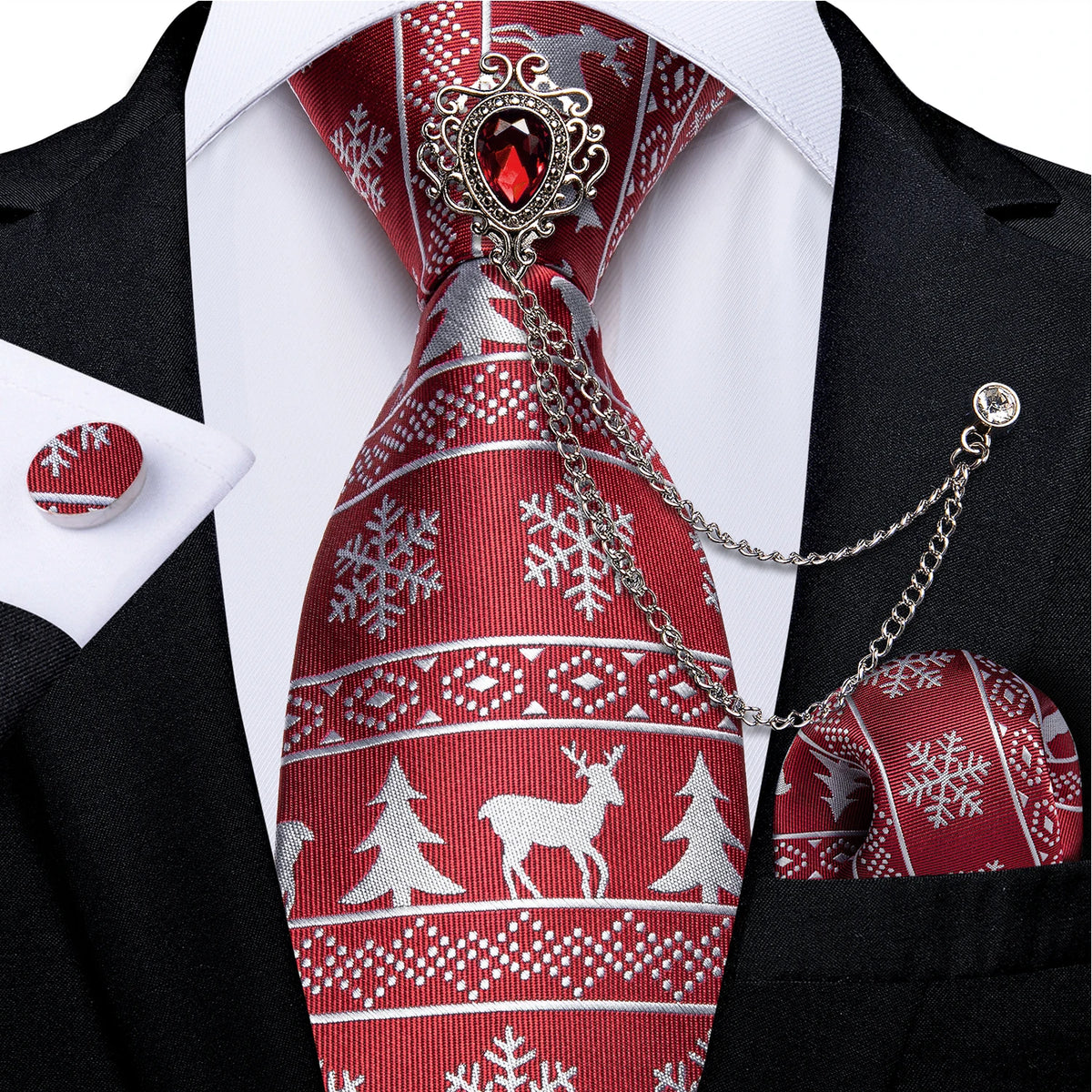 Coffret cravate homme, pochette et accessoires – CLEVI Paris