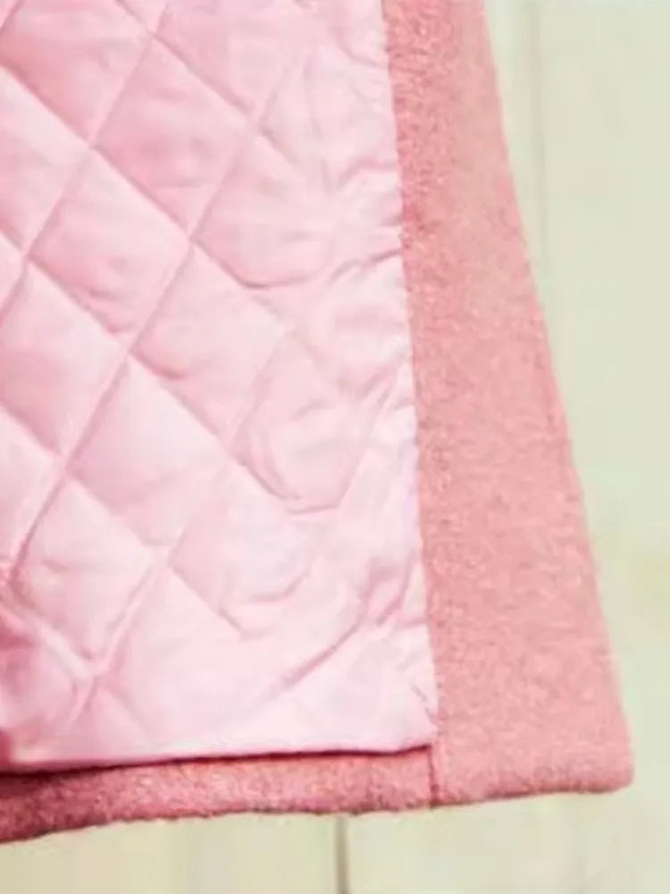 Manteau femme mi-long doublé, laine mélangée – CLEVI Paris