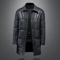 Manteau homme matelassé en duvet à boutons – CLEVI Paris