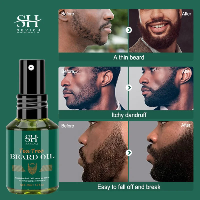 Huile à barbe Sevich au tea tree 30 ml – CLEVI Paris