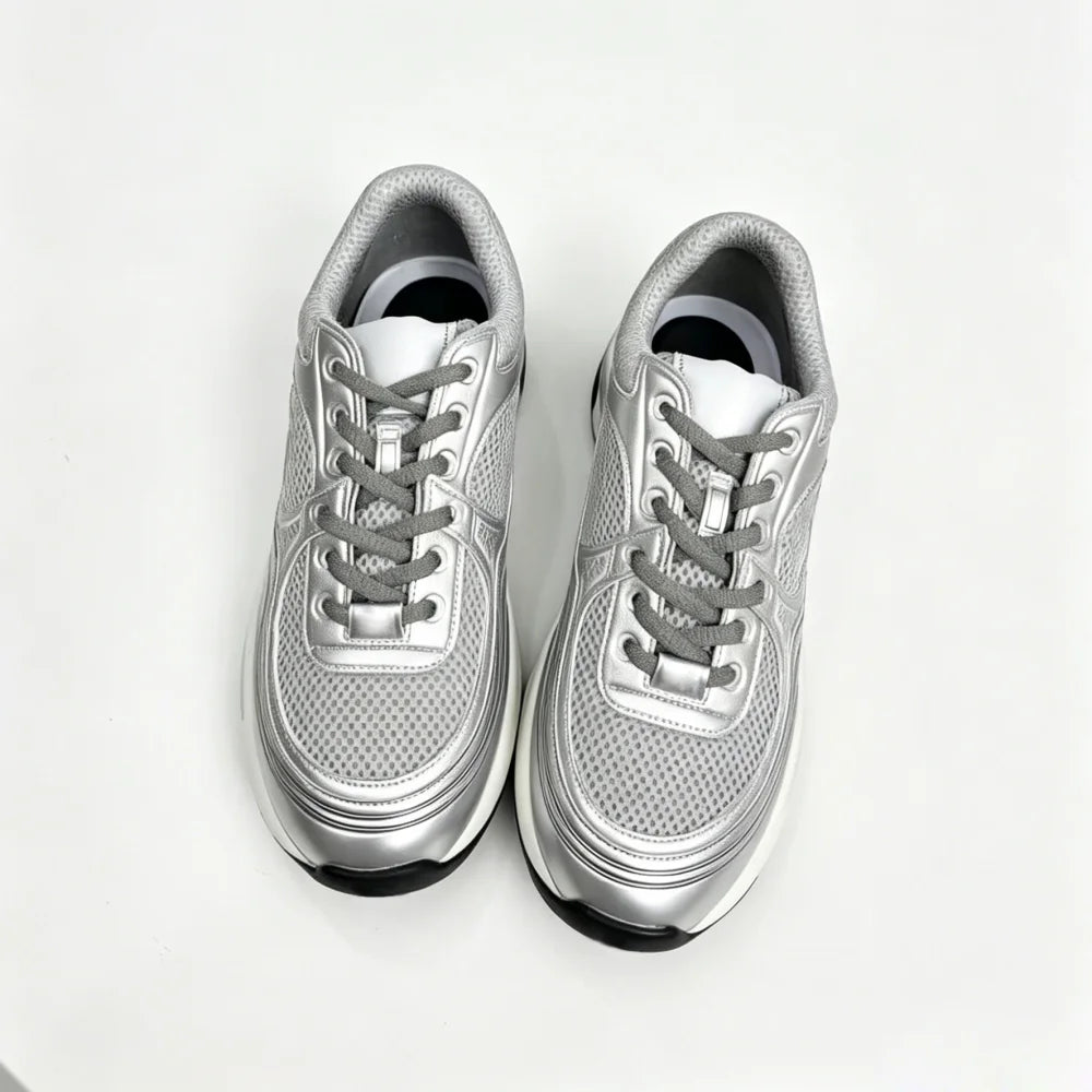 Sneakers Unisexe Mesh Semelle Cuir Légères EU 35-46 – CLEVI Paris