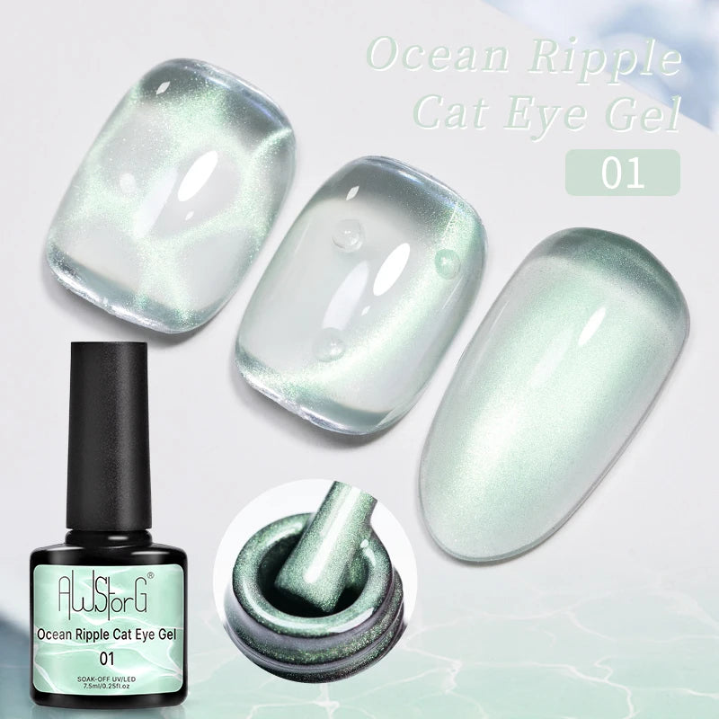 Vernis Gel UV Cat Eye AWStorG 7,5ml Semi-Permanent – CLEVI Paris