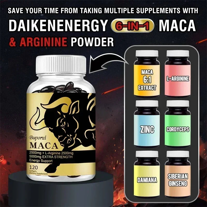 Complexe maca et L-arginine en gélules – CLEVI Paris