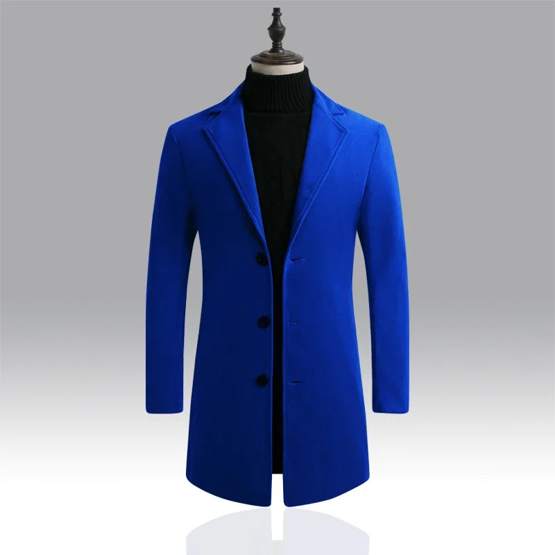 Manteau Homme Long en Coton – CLEVI Paris