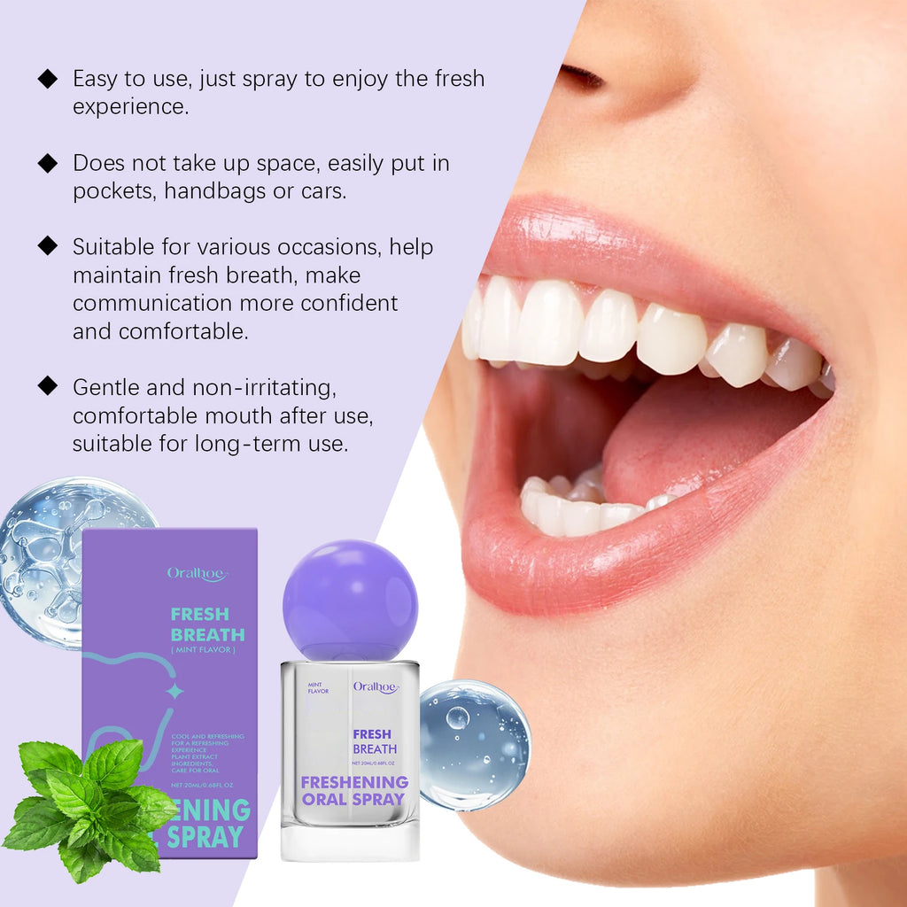 Spray Buccal Haleine Fraîche Menthe eelhoe – Longue Durée, Sans Alcool & Portable – CLEVI Paris