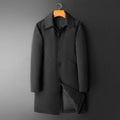 Manteau mi-long homme en duvet à boutons – CLEVI Paris