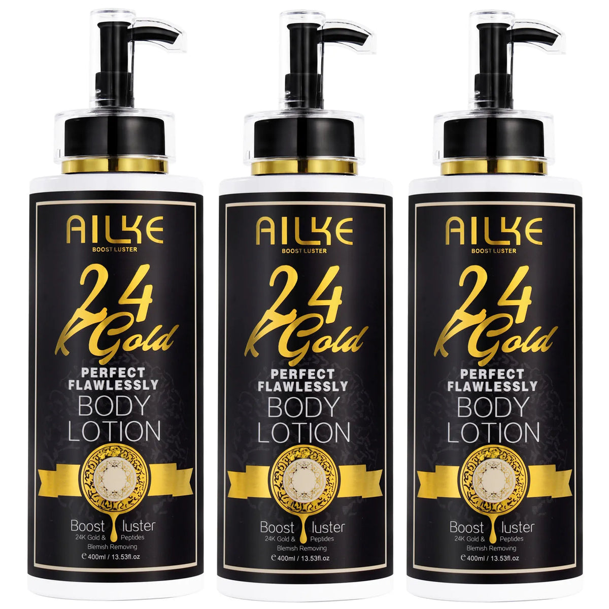 Gamme Soins Peau AILKE 24K Gold – Turmeric, Glutathion & Vitamine C – Éclaircissant & Anti-Taches – CLEVI Paris