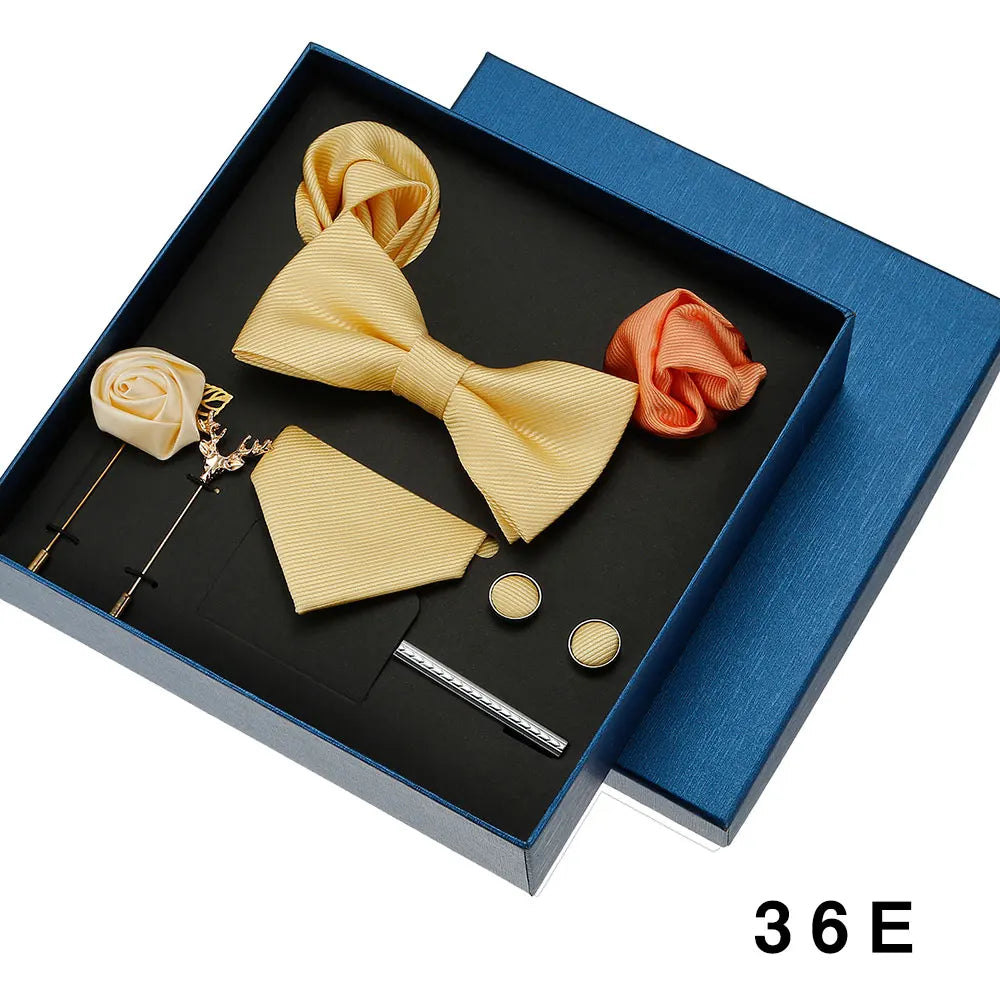 Coffret homme 8 pièces, cravate et accessoires – CLEVI Paris