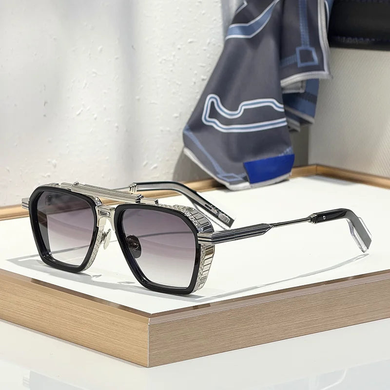 Lunettes homme Homotati pilote double pont – CLEVI Paris