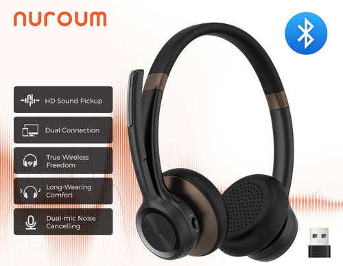 Casque Bureau Nuroum HP30 Filaire & Sans Fil – CLEVI Paris