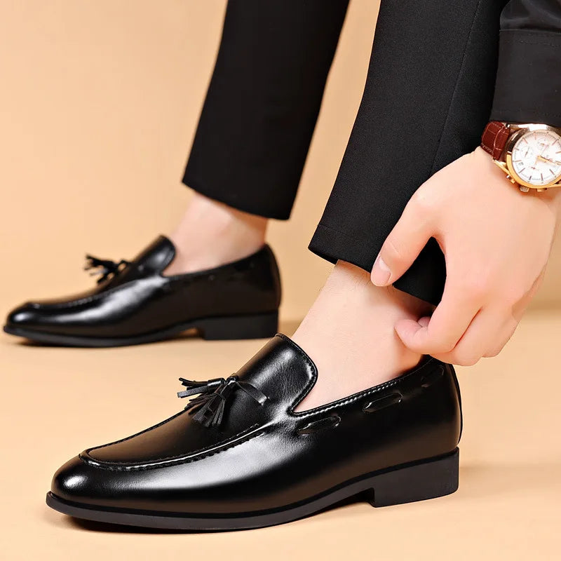 Mocassins homme à bout pointu YDX868 – CLEVI Paris