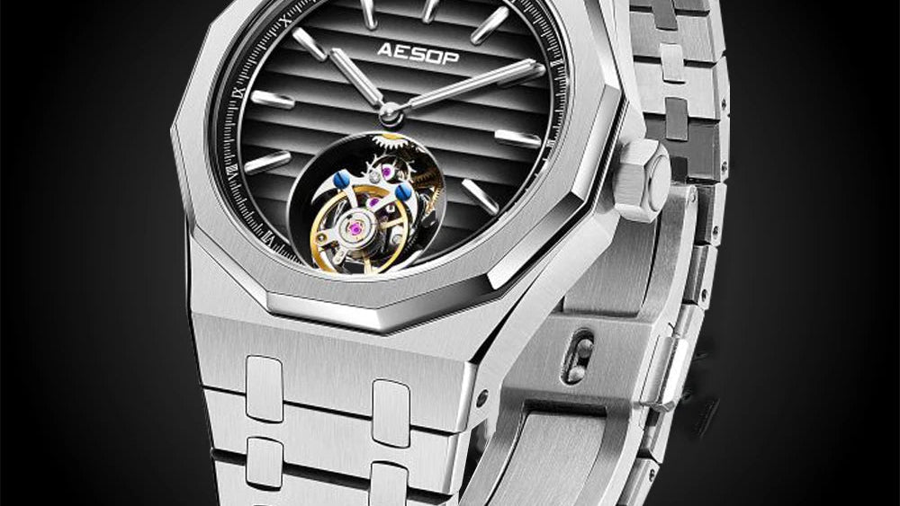 Montre mécanique AESOP 7057 squelette – CLEVI Paris