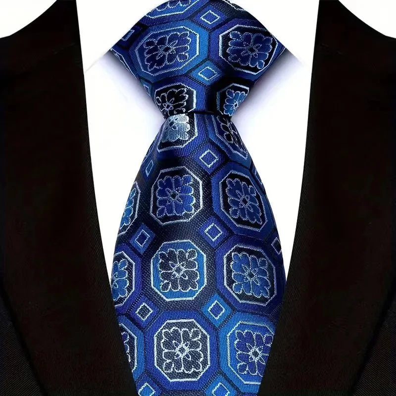Cravate homme motif paisley 145 cm – CLEVI Paris