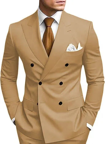 Costume homme 2 pièces, double boutonnage – CLEVI Paris