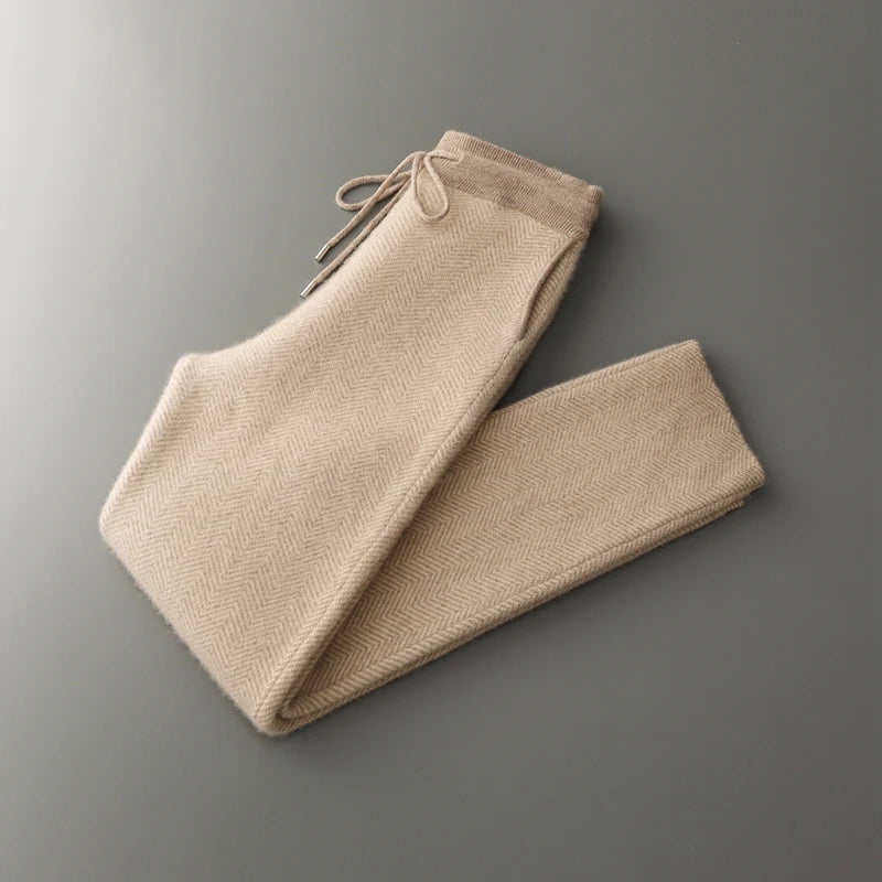 Ensemble homme en laine à chevrons – CLEVI Paris