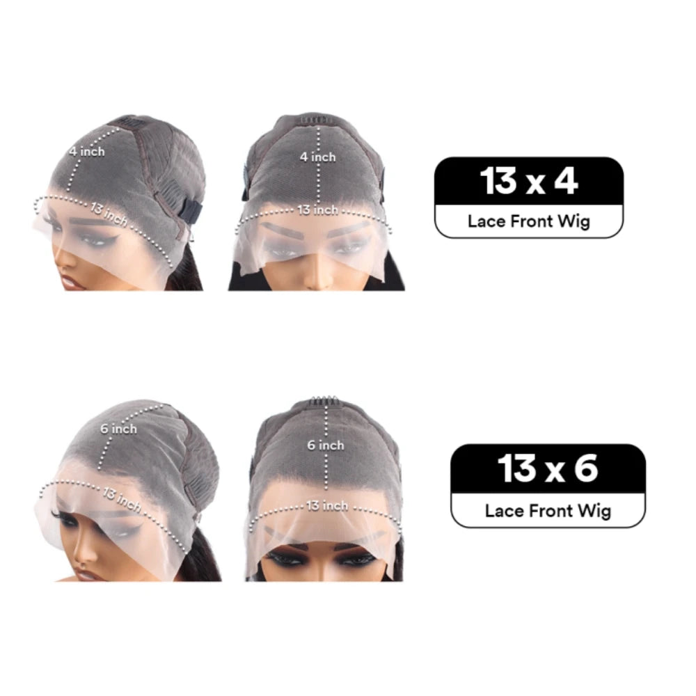 Perruque Lace Front Cheveux Humains Body Wave Chocolat 13x4 & 13x6 HD Densité 180-200% 18-36 Pouces – CLEVI Paris