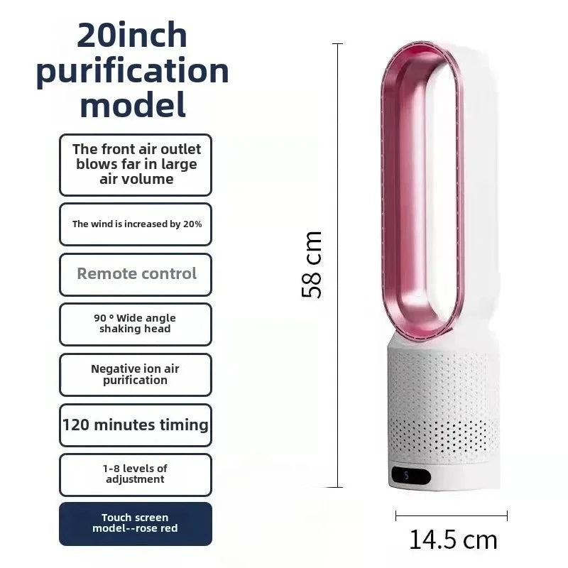 Ventilateur tour sur pied avec télécommande – CLEVI Paris