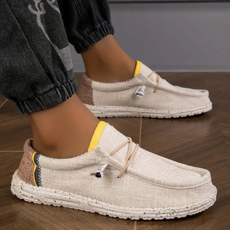 Sneakers Canvas Slip-On Homme Légers – CLEVI Paris