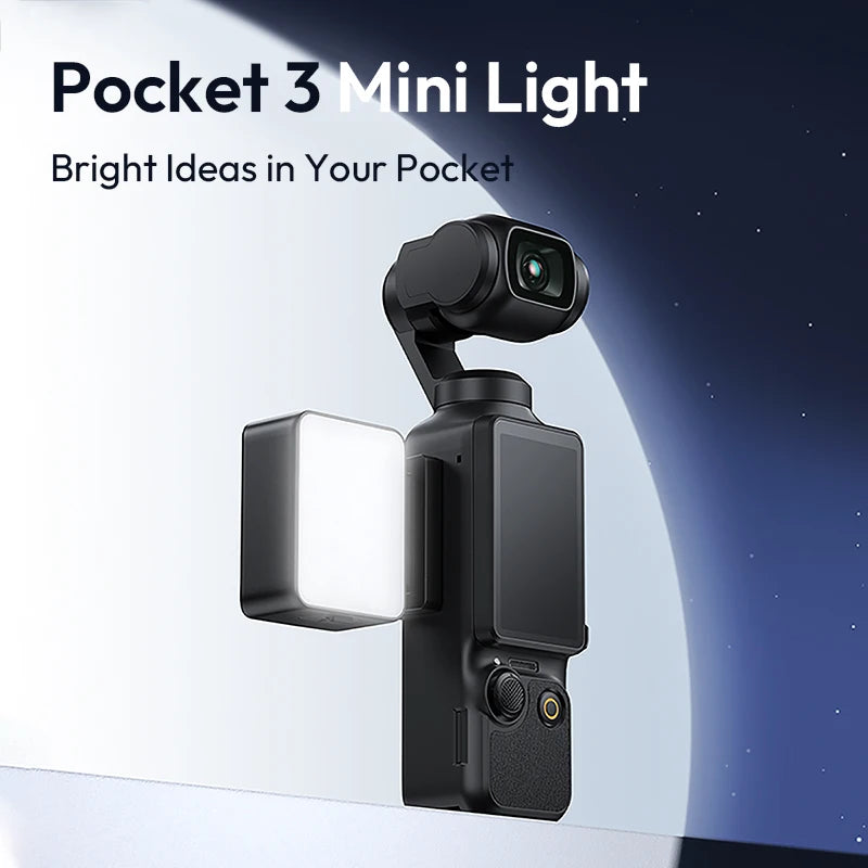 Mini lampe LED Ulanzi LM001 pour Pocket 3 – CLEVI Paris