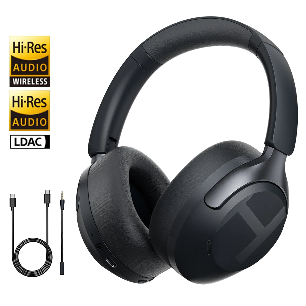 Casque HAYLOU S40 ANC 50dB LDAC Bluetooth 6.0 Hi-Res 90h – CLEVI Paris