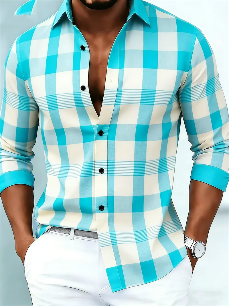Chemise rayée 3D homme – CLEVI Paris