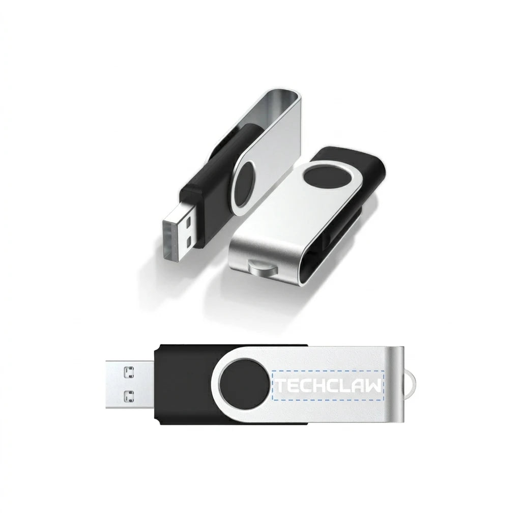 Clé USB 2.0 Rotative 4Go 8Go 16Go 32Go Lecture 10MB/s Bleu Noir Rouge – CLEVI Paris