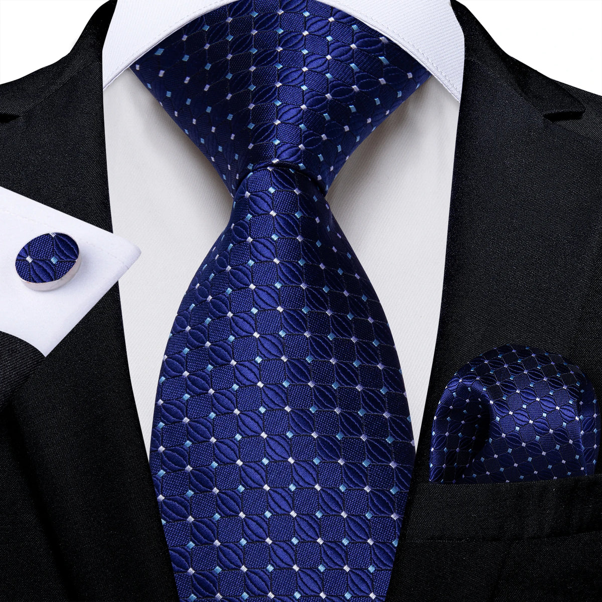 Coffret cravate homme, pochette et anneau – CLEVI Paris