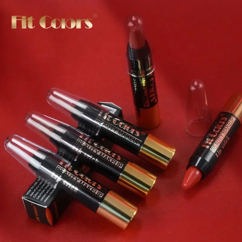 Rouge à Lèvres Crayon Velours Waterproof – Hydratant, Longue Tenue, 6 Teintes – CLEVI Paris