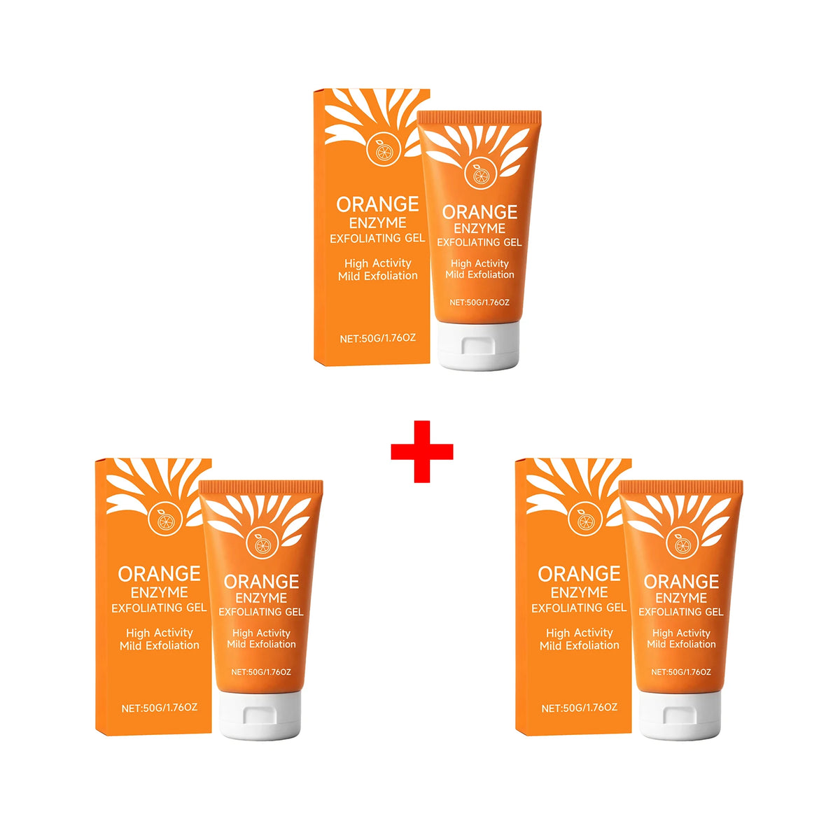 Gel Exfoliant Enzyme d'Orange 50g – Exfoliation Douce Visage & Corps, Nettoie les Pores – CLEVI Paris